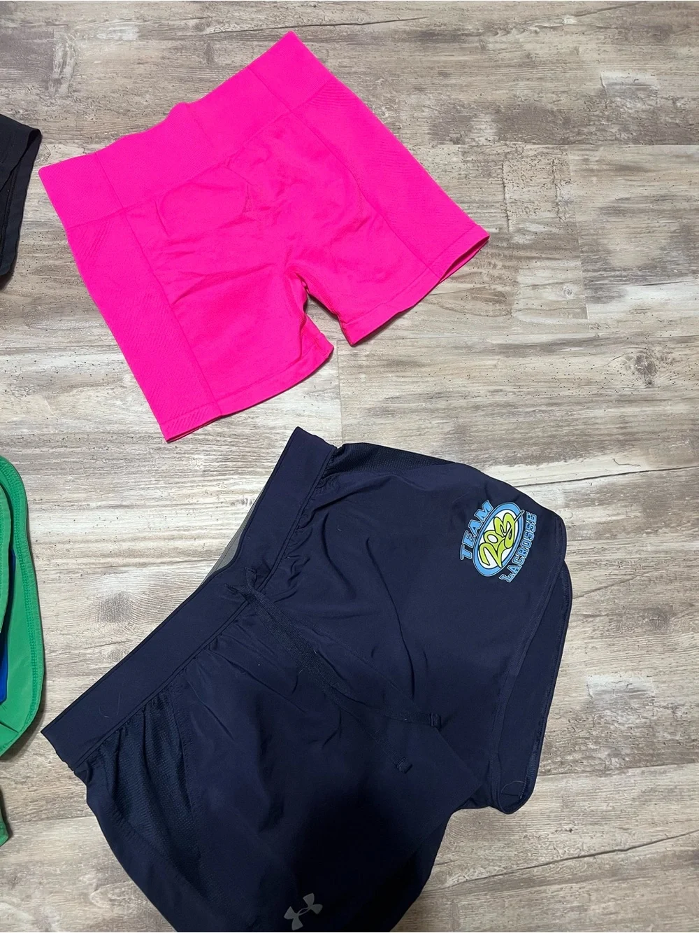 Assorted Women’s Athletic Shorts – Black, Green, Hot Pink, Navy
